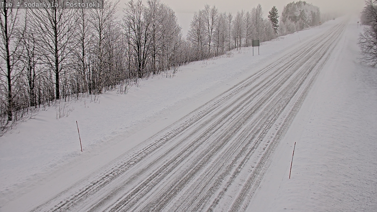 Weather Camera Image Road 4 Sodankylä, Postojoki, Sodankylä, Lappi