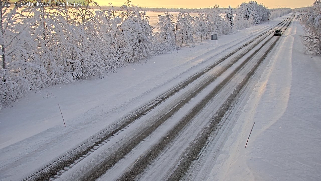 Weather Camera Image Road 4 Sodankylä, Postojoki, Sodankylä, Lappi