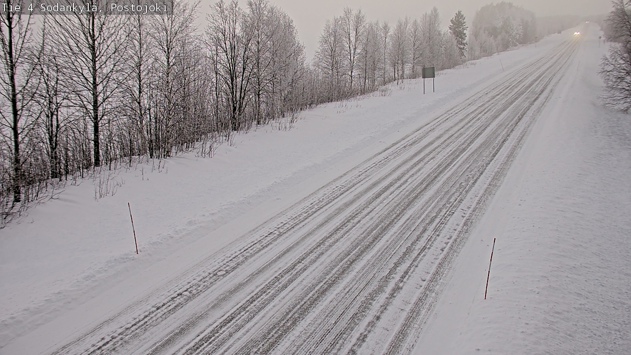 Weather Camera Image Road 4 Sodankylä, Postojoki, Sodankylä, Lappi