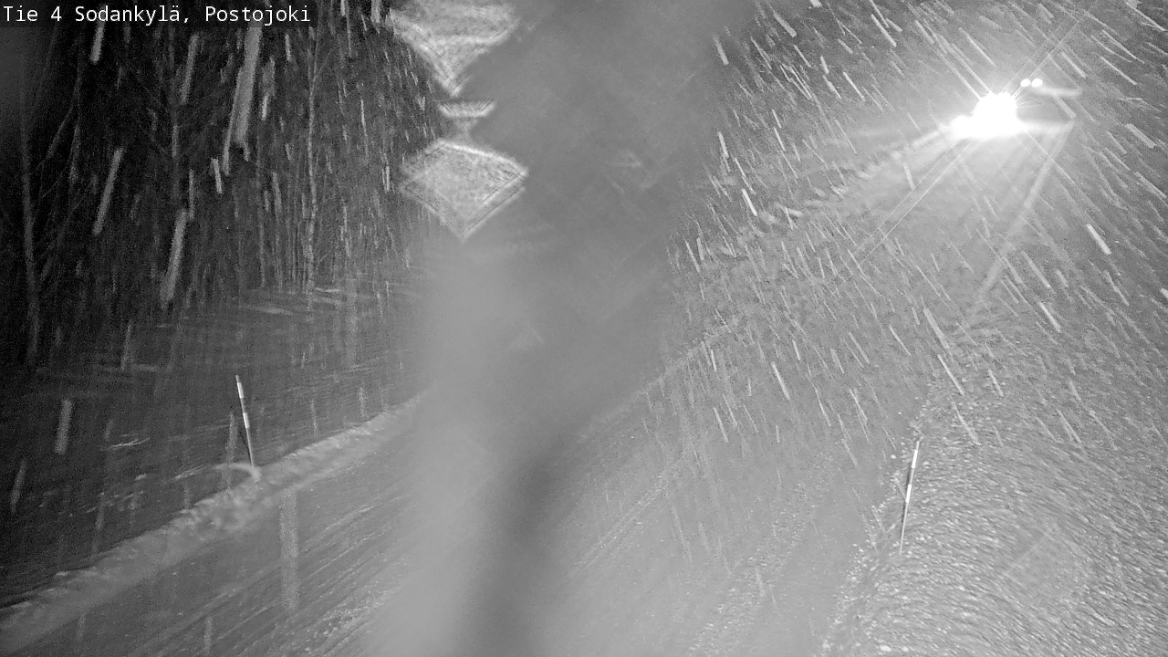Weather Camera Image Road 4 Sodankylä, Postojoki, Sodankylä, Lappi