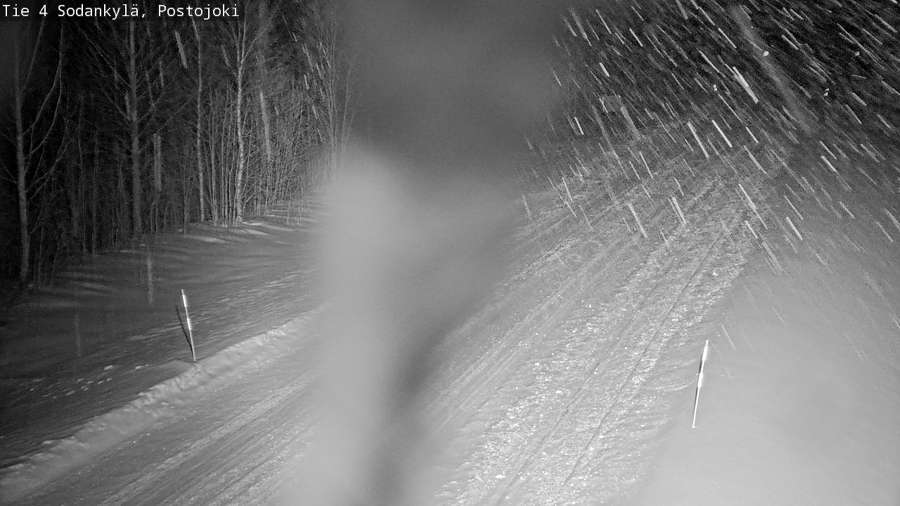 Weather Camera Image Road 4 Sodankylä, Postojoki, Sodankylä, Lappi