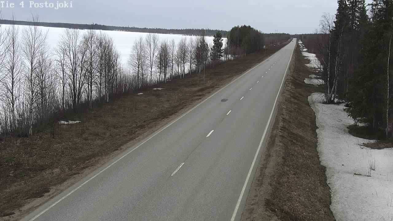 Weather Camera Image Väg 4 Sodankylä, Postojoki, Sodankylä, Lappi