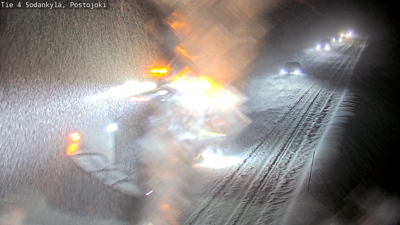Weather Camera Image Road 4 Sodankylä, Postojoki, Sodankylä, Lappi