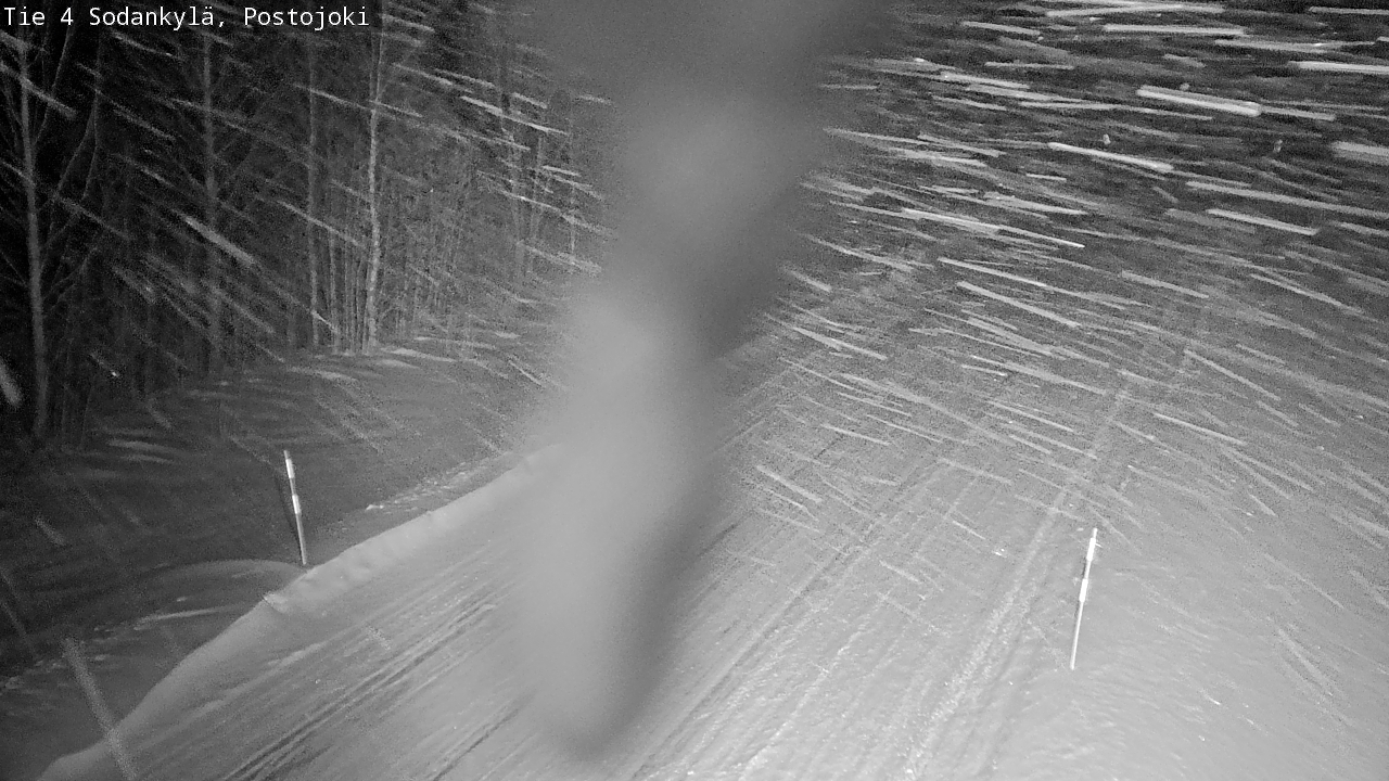 Weather Camera Image Road 4 Sodankylä, Postojoki, Sodankylä, Lappi