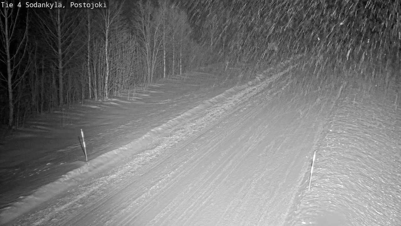 Weather Camera Image Road 4 Sodankylä, Postojoki, Sodankylä, Lappi