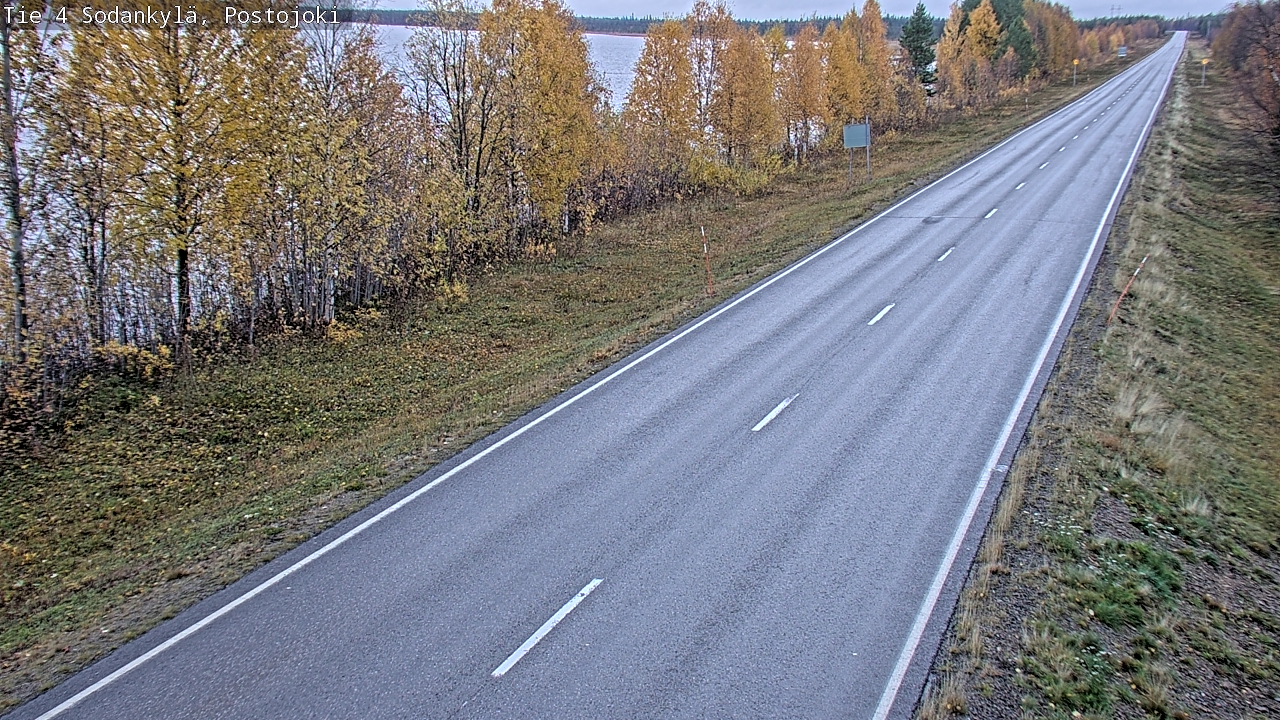 Weather Camera Image Road 4 Sodankylä, Postojoki, Sodankylä, Lappi