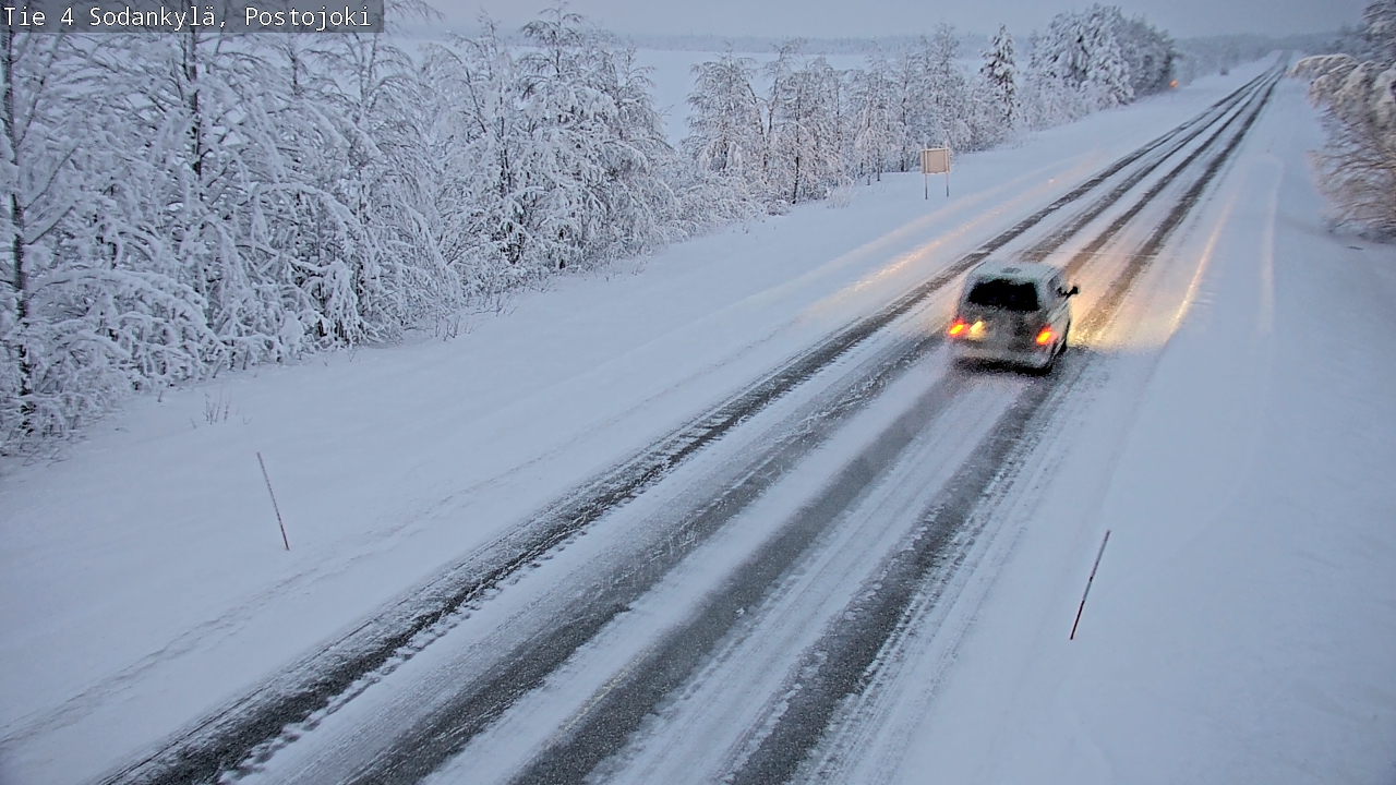 Weather Camera Image Road 4 Sodankylä, Postojoki, Sodankylä, Lappi
