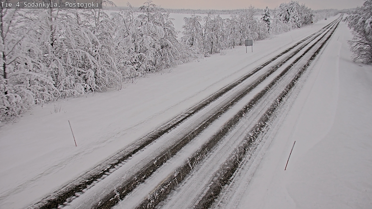 Weather Camera Image Road 4 Sodankylä, Postojoki, Sodankylä, Lappi
