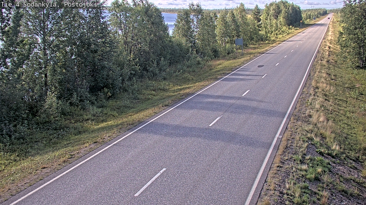 Weather Camera Image Road 4 Sodankylä, Postojoki, Sodankylä, Lappi