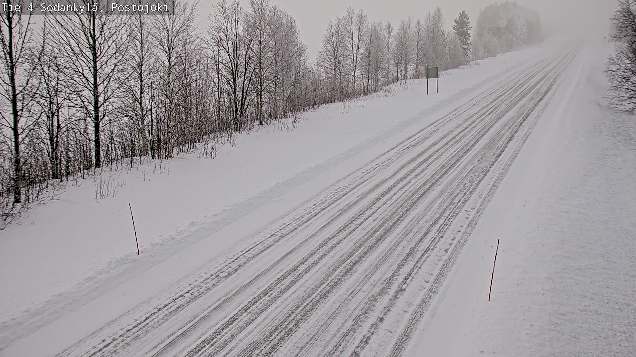 Weather Camera Image Road 4 Sodankylä, Postojoki, Sodankylä, Lappi