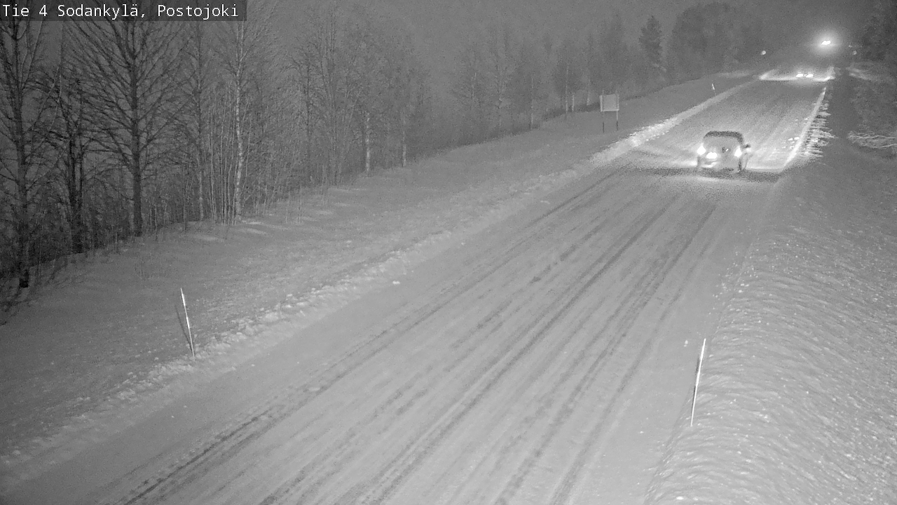 Weather Camera Image Road 4 Sodankylä, Postojoki, Sodankylä, Lappi