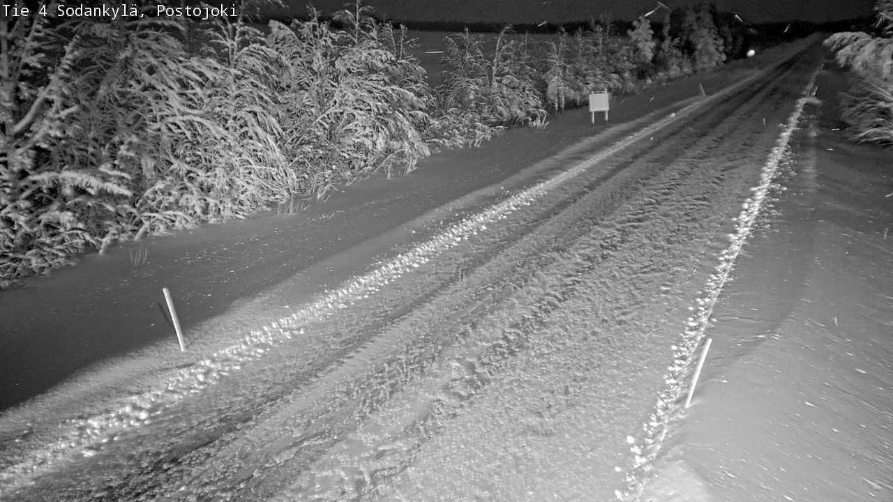Weather Camera Image Road 4 Sodankylä, Postojoki, Sodankylä, Lappi