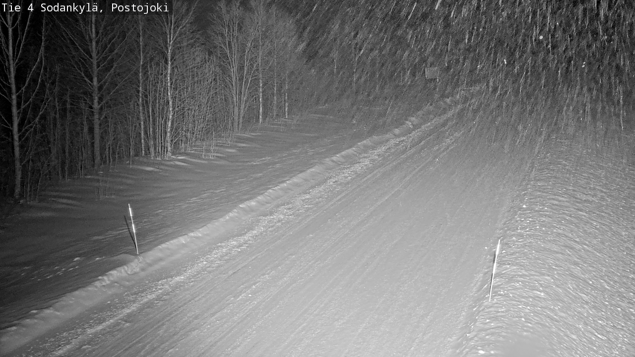 Weather Camera Image Road 4 Sodankylä, Postojoki, Sodankylä, Lappi