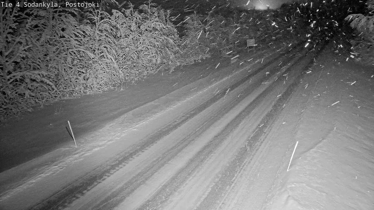Weather Camera Image Road 4 Sodankylä, Postojoki, Sodankylä, Lappi