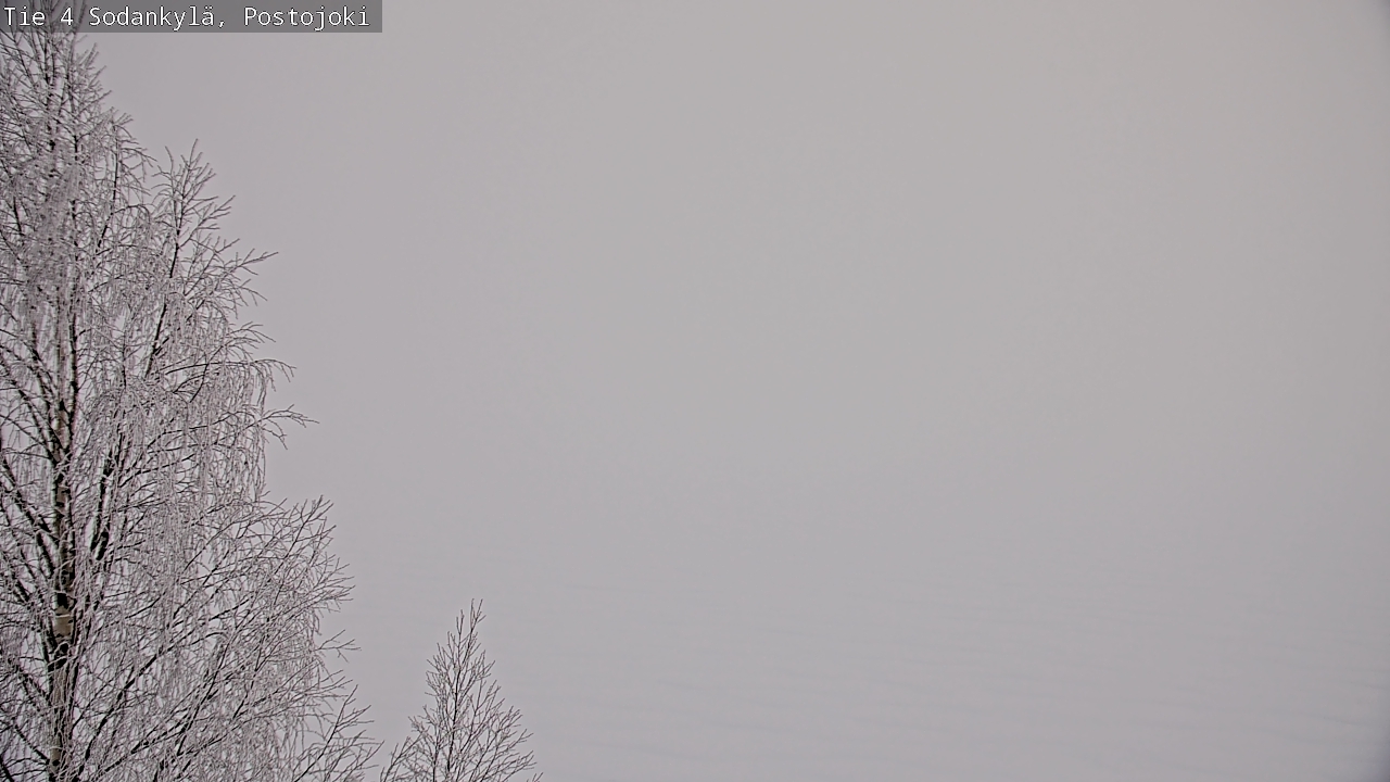 Weather Camera Image Road 4 Sodankylä, Postojoki, Sodankylä, Lappi