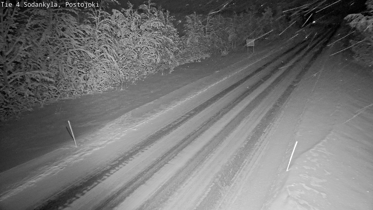 Weather Camera Image Road 4 Sodankylä, Postojoki, Sodankylä, Lappi