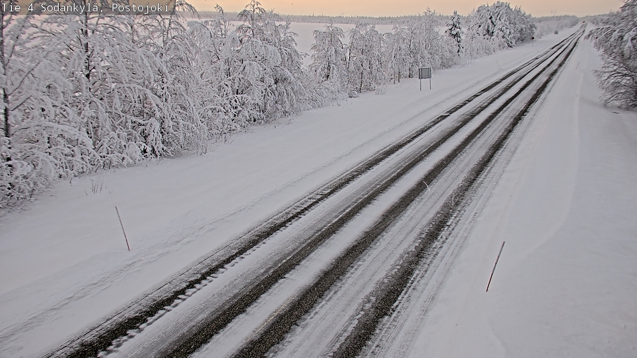 Weather Camera Image Road 4 Sodankylä, Postojoki, Sodankylä, Lappi