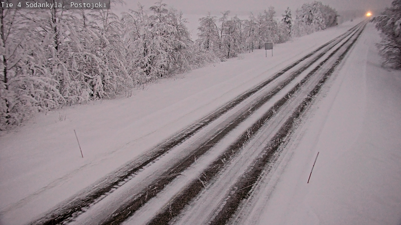 Weather Camera Image Road 4 Sodankylä, Postojoki, Sodankylä, Lappi