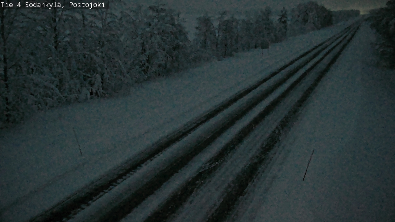 Weather Camera Image Road 4 Sodankylä, Postojoki, Sodankylä, Lappi