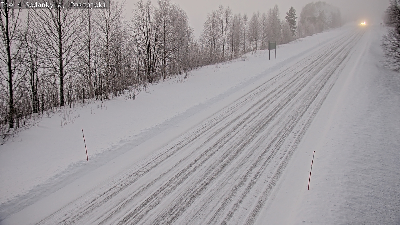 Weather Camera Image Road 4 Sodankylä, Postojoki, Sodankylä, Lappi