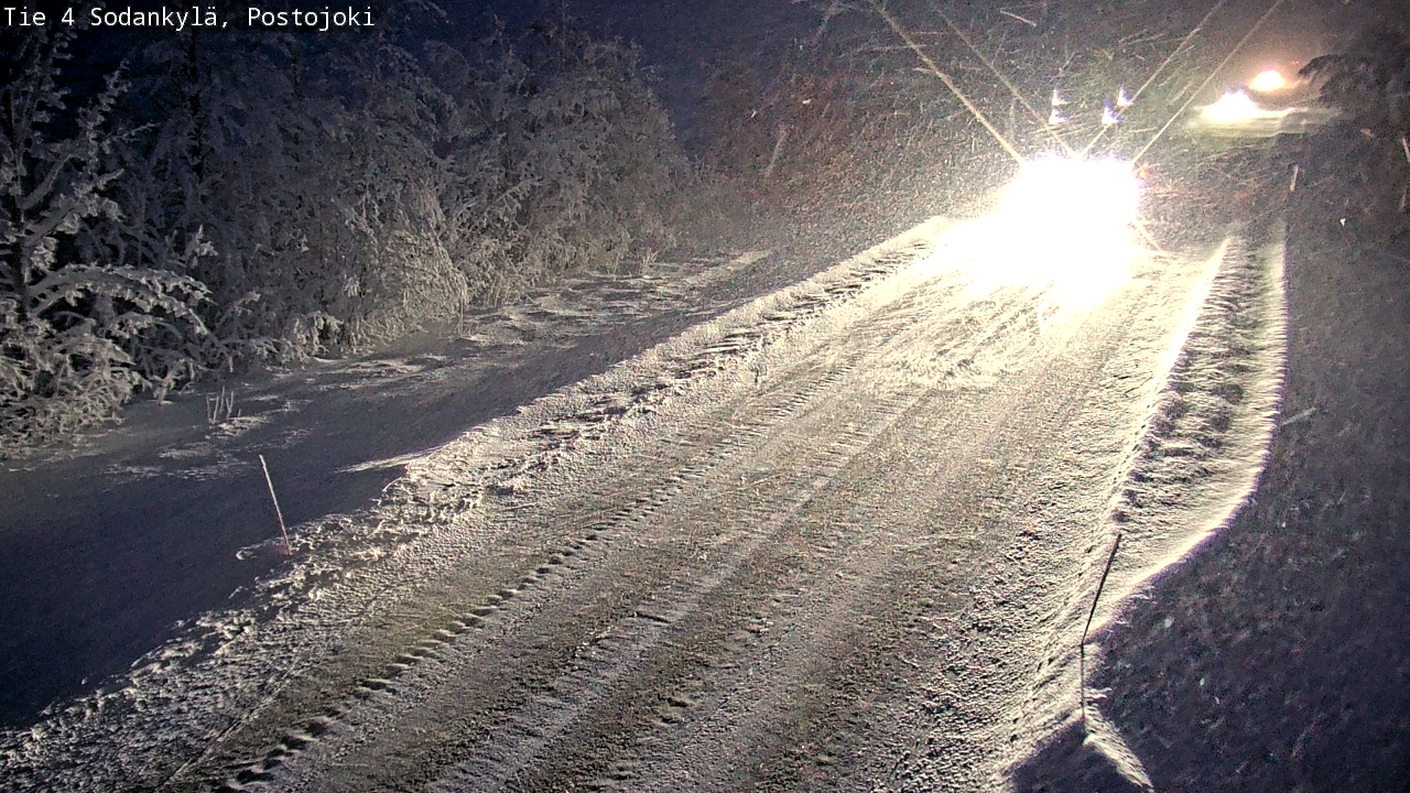 Weather Camera Image Road 4 Sodankylä, Postojoki, Sodankylä, Lappi