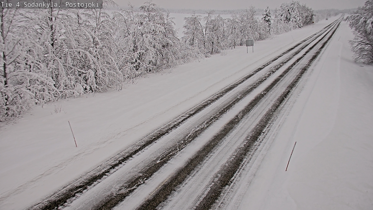 Weather Camera Image Road 4 Sodankylä, Postojoki, Sodankylä, Lappi