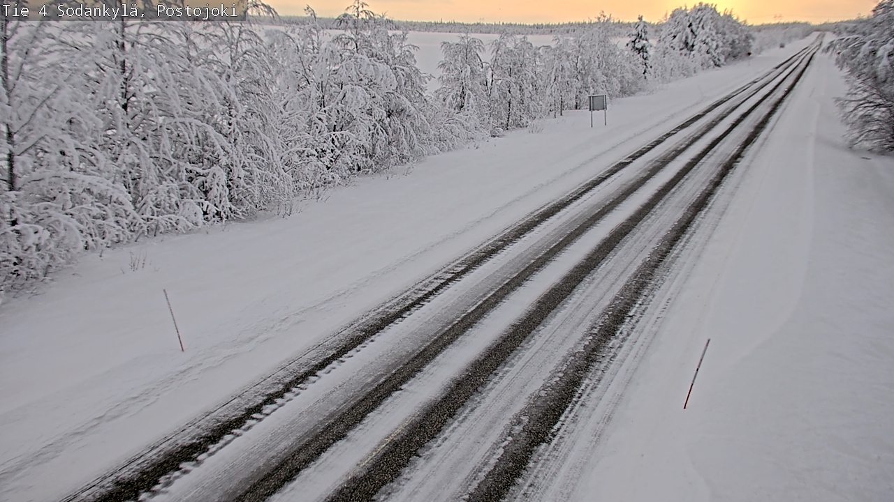 Weather Camera Image Road 4 Sodankylä, Postojoki, Sodankylä, Lappi
