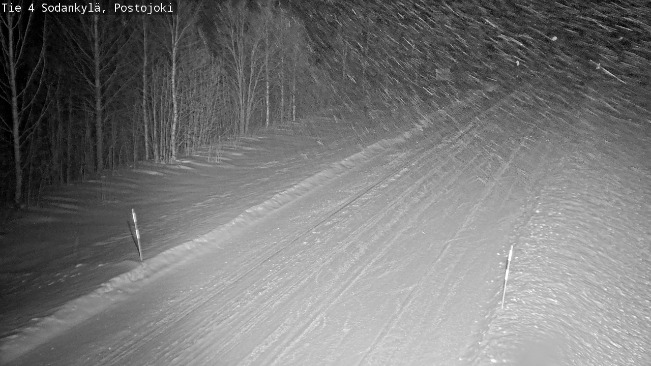 Weather Camera Image Road 4 Sodankylä, Postojoki, Sodankylä, Lappi