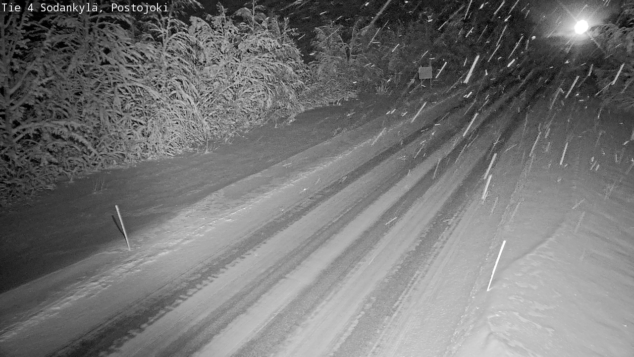 Weather Camera Image Road 4 Sodankylä, Postojoki, Sodankylä, Lappi