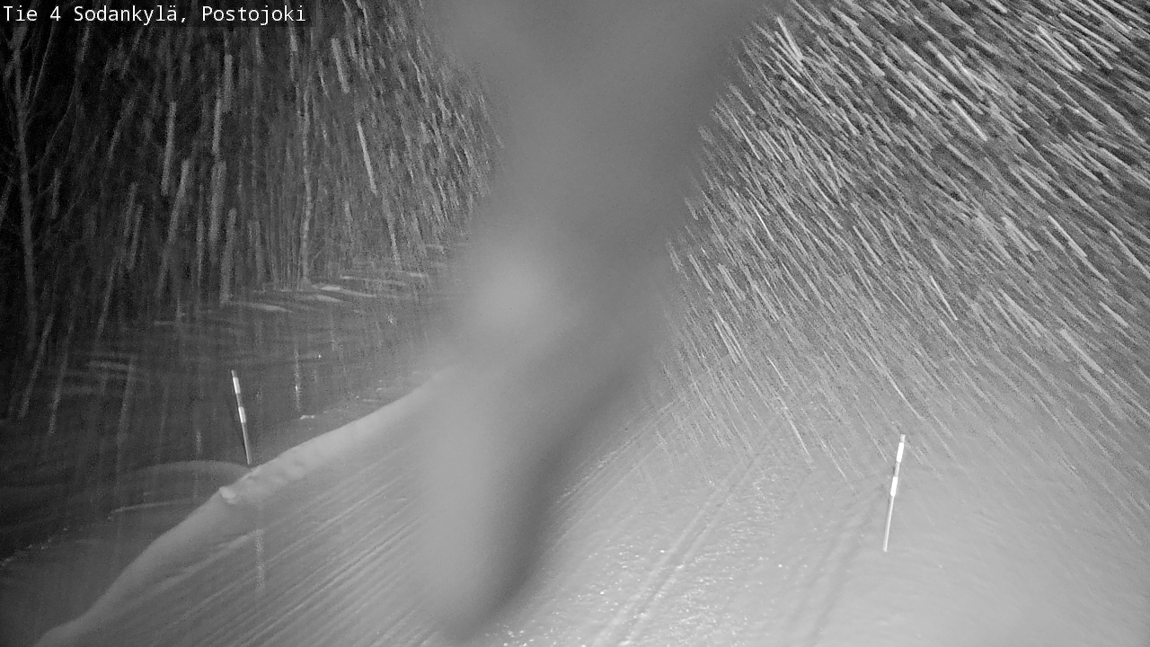 Weather Camera Image Road 4 Sodankylä, Postojoki, Sodankylä, Lappi