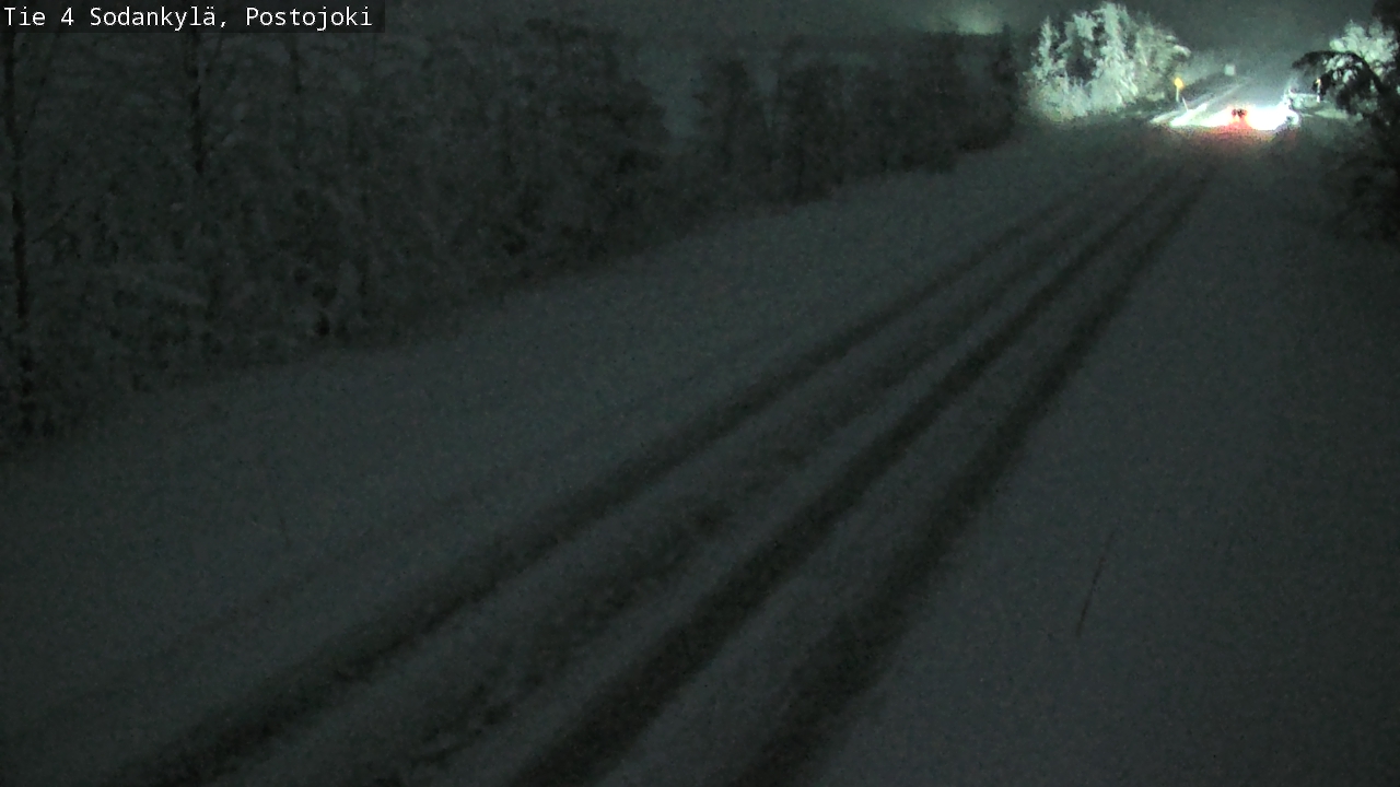 Weather Camera Image Väg 4 Sodankylä, Postojoki, Sodankylä, Lappi