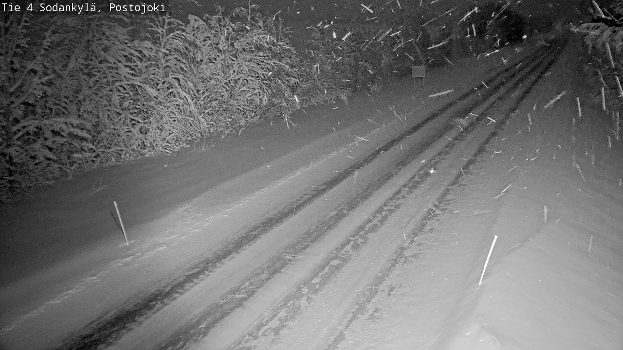 Weather Camera Image Road 4 Sodankylä, Postojoki, Sodankylä, Lappi