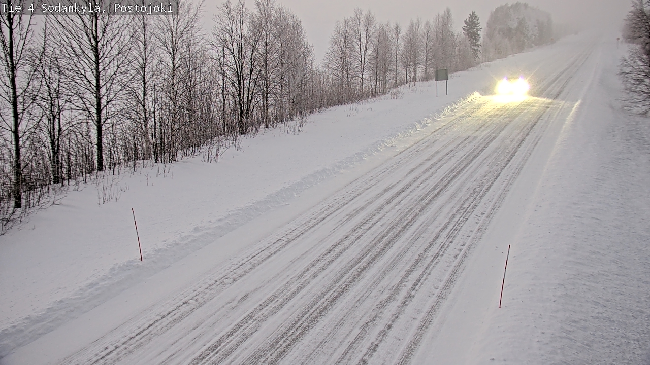 Weather Camera Image Road 4 Sodankylä, Postojoki, Sodankylä, Lappi