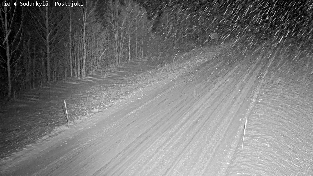 Weather Camera Image Road 4 Sodankylä, Postojoki, Sodankylä, Lappi