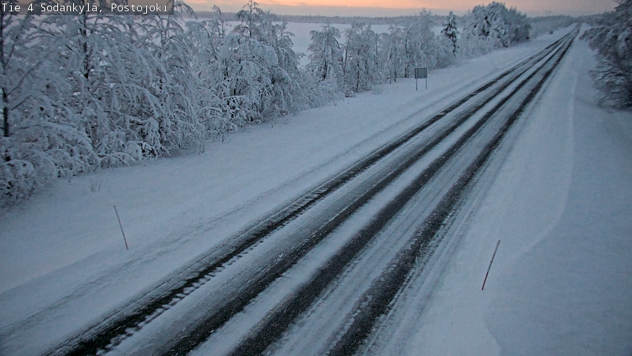 Weather Camera Image Road 4 Sodankylä, Postojoki, Sodankylä, Lappi