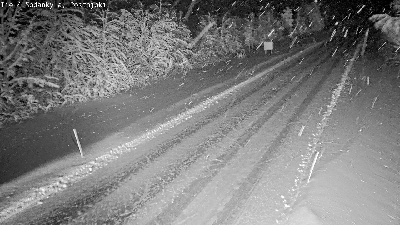 Weather Camera Image Väg 4 Sodankylä, Postojoki, Sodankylä, Lappi