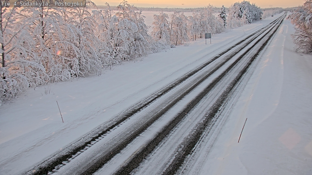 Weather Camera Image Road 4 Sodankylä, Postojoki, Sodankylä, Lappi