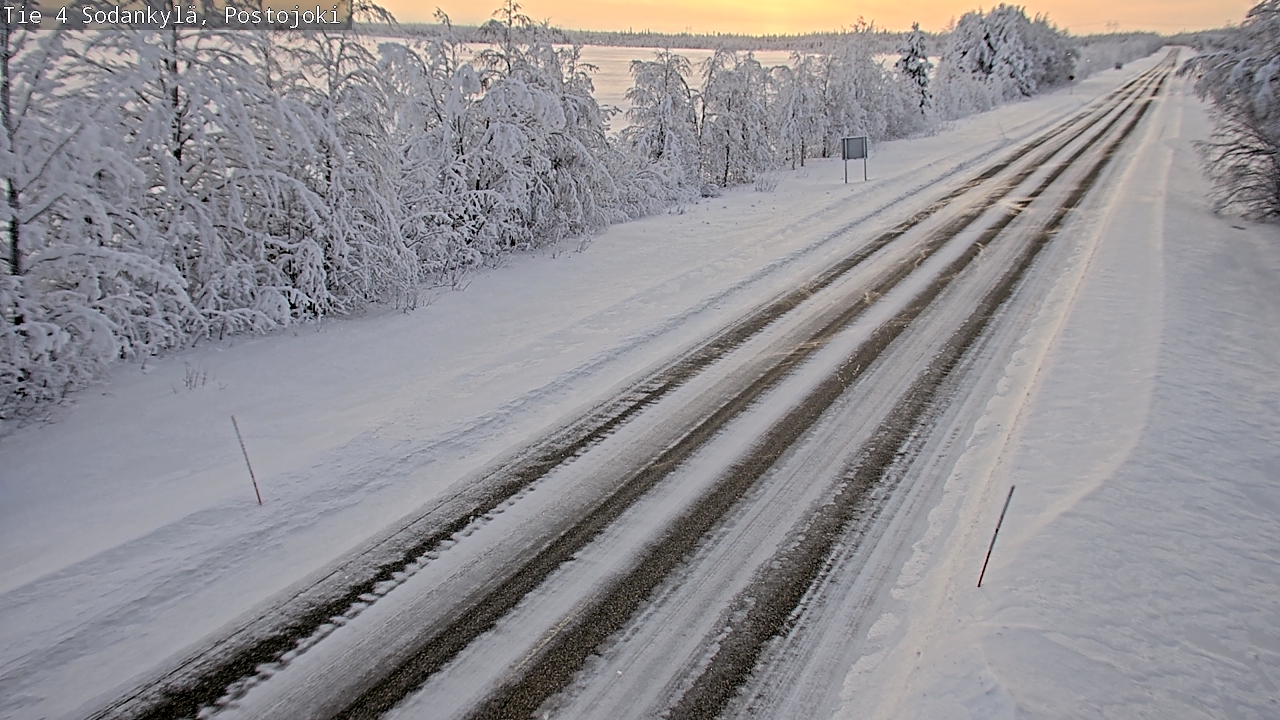 Weather Camera Image Road 4 Sodankylä, Postojoki, Sodankylä, Lappi