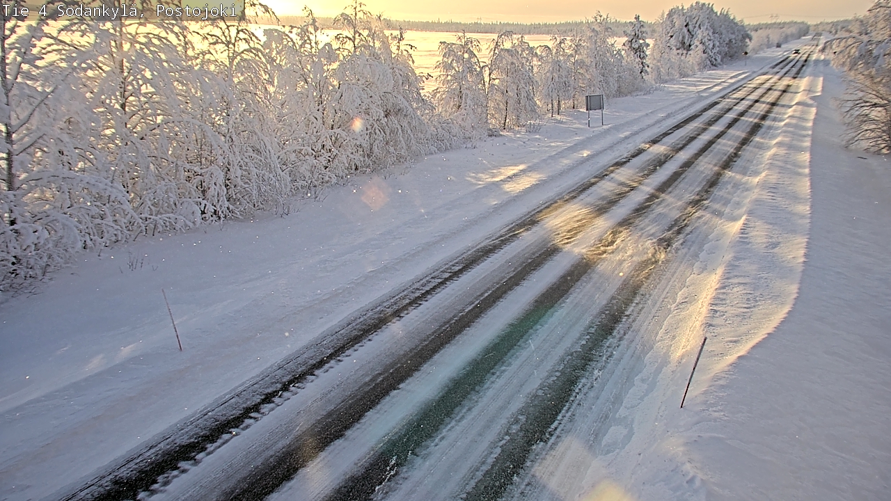 Weather Camera Image Road 4 Sodankylä, Postojoki, Sodankylä, Lappi