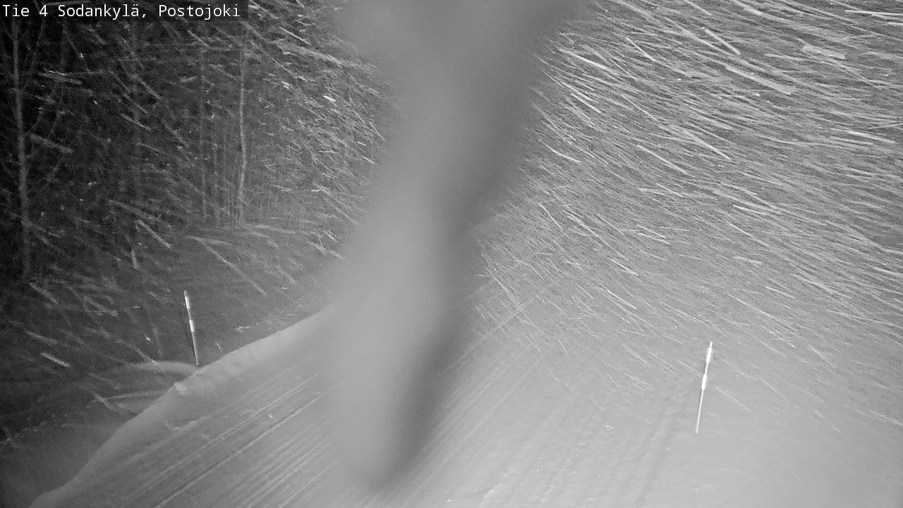 Weather Camera Image Road 4 Sodankylä, Postojoki, Sodankylä, Lappi