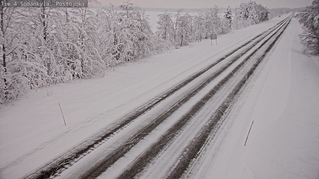 Weather Camera Image Road 4 Sodankylä, Postojoki, Sodankylä, Lappi