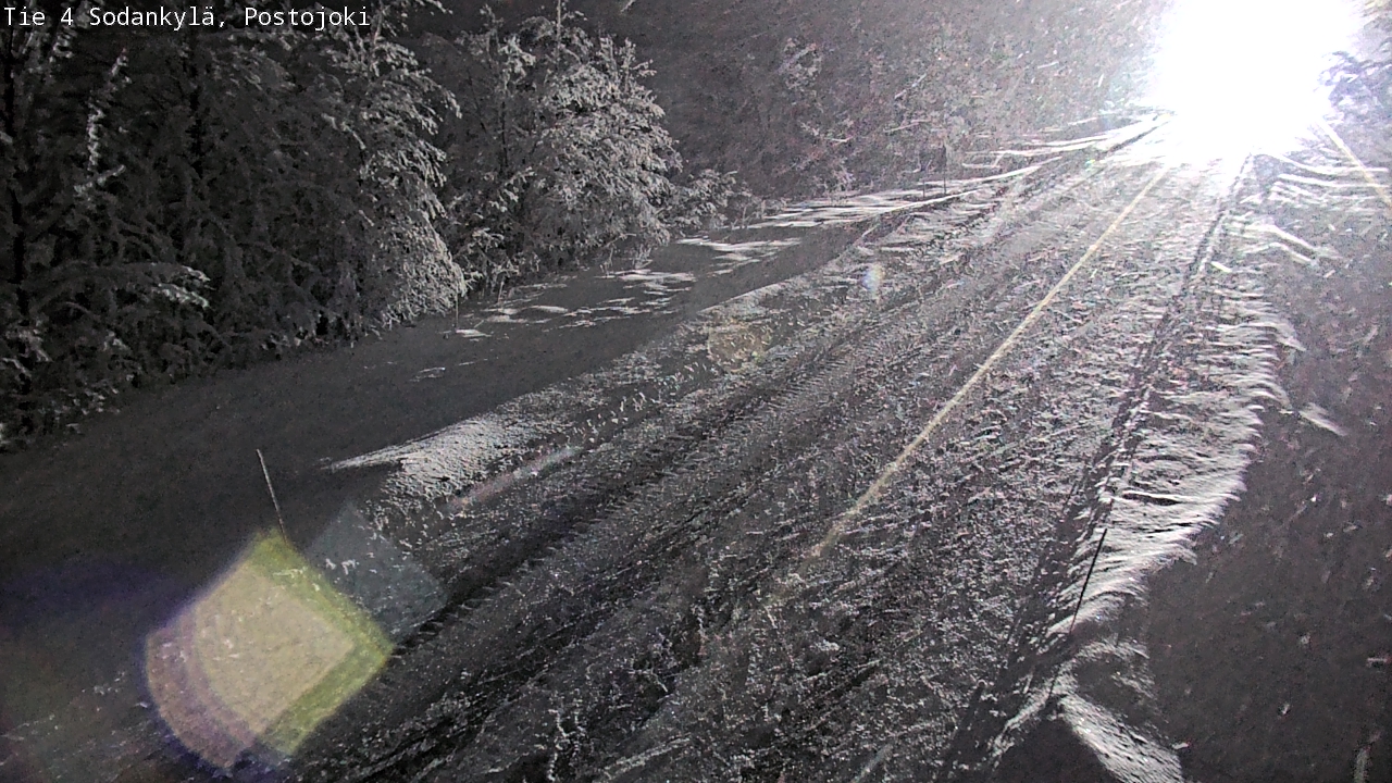 Weather Camera Image Väg 4 Sodankylä, Postojoki, Sodankylä, Lappi
