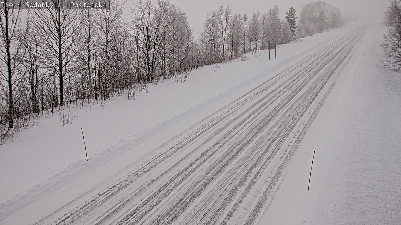 Weather Camera Image Road 4 Sodankylä, Postojoki, Sodankylä, Lappi