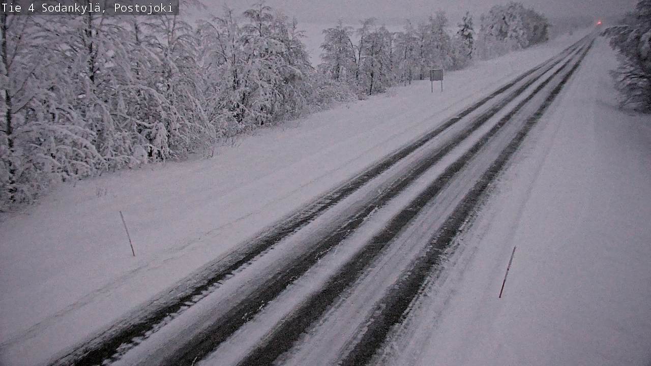 Weather Camera Image Road 4 Sodankylä, Postojoki, Sodankylä, Lappi