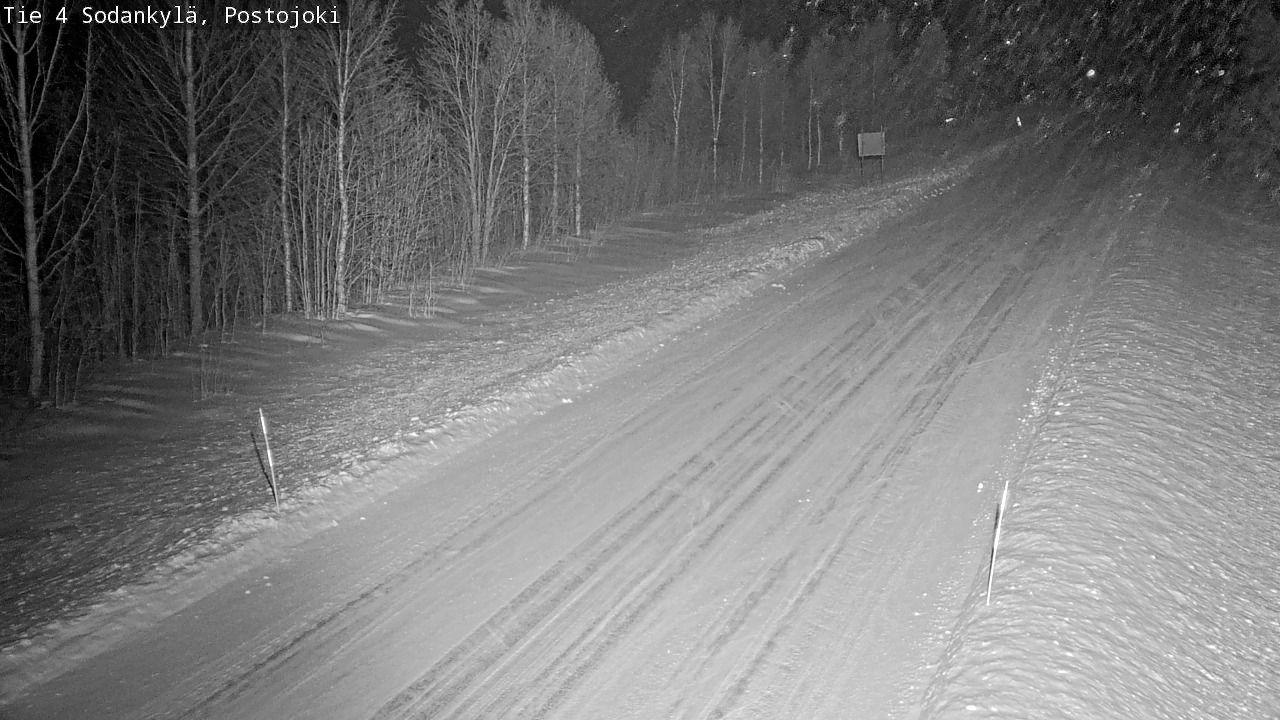 Weather Camera Image Road 4 Sodankylä, Postojoki, Sodankylä, Lappi