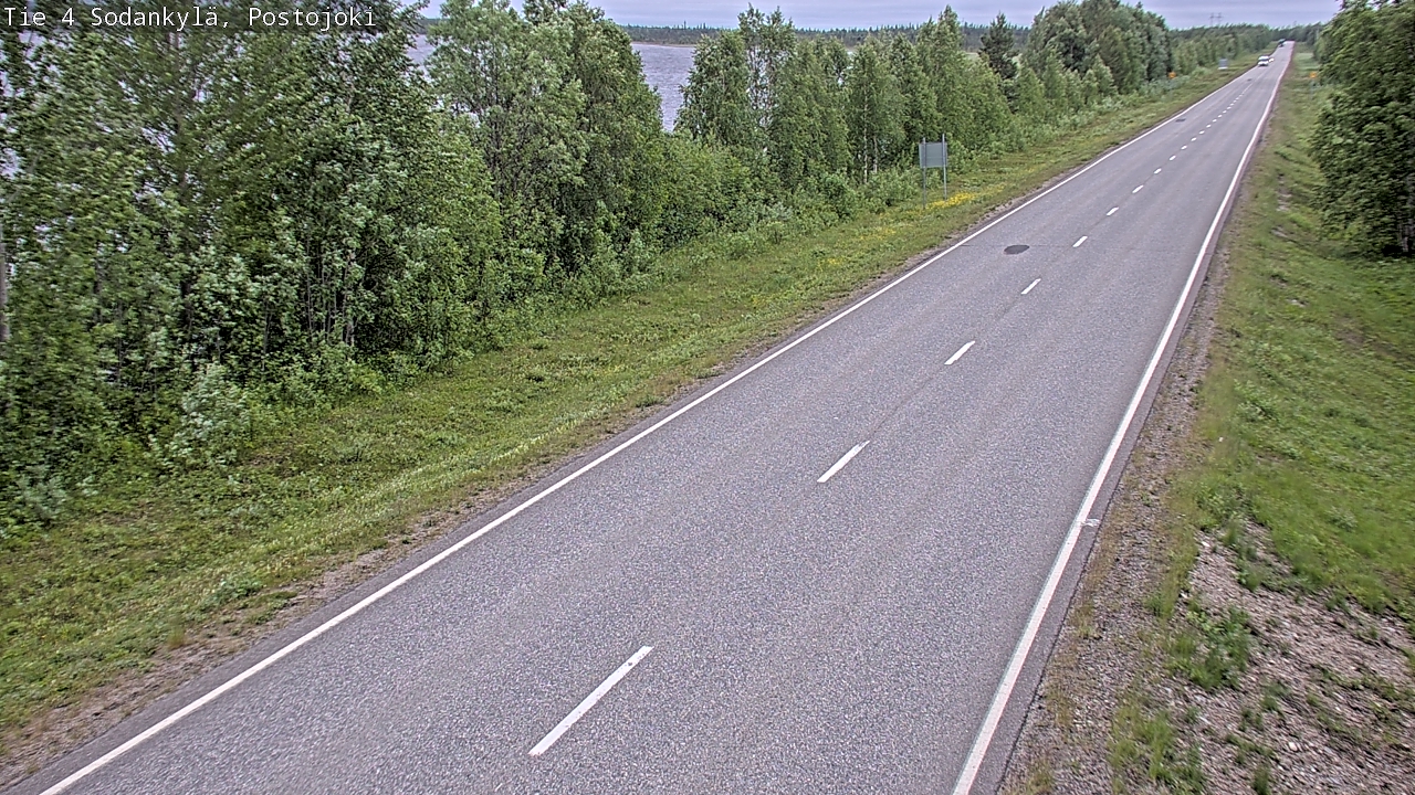 Weather Camera Image Väg 4 Sodankylä, Postojoki, Sodankylä, Lappi