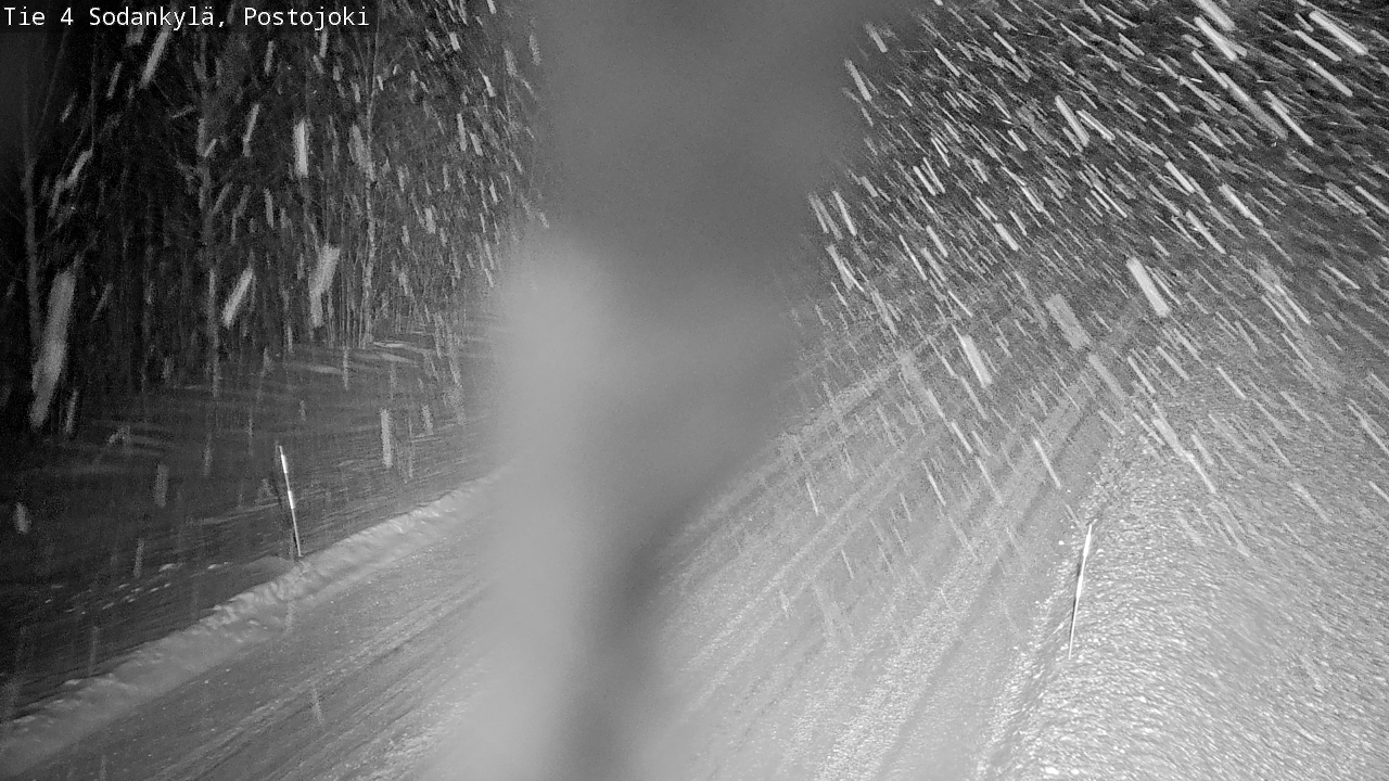 Weather Camera Image Road 4 Sodankylä, Postojoki, Sodankylä, Lappi