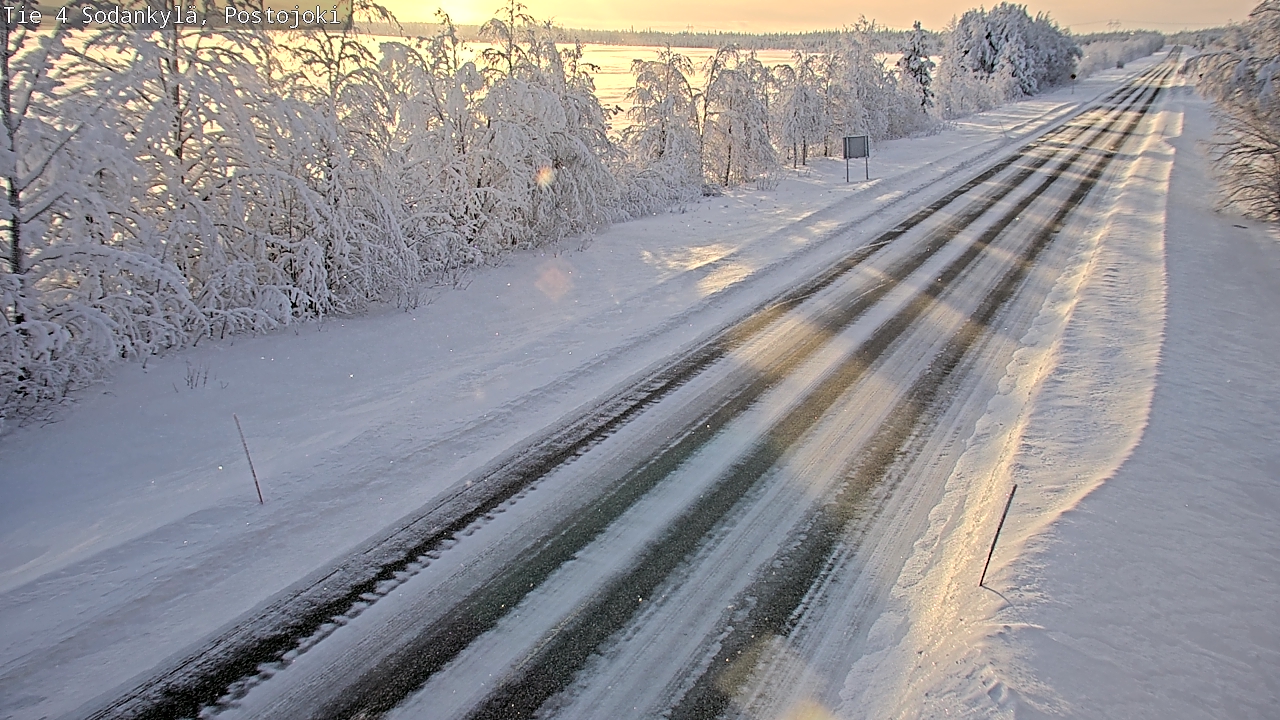 Weather Camera Image Road 4 Sodankylä, Postojoki, Sodankylä, Lappi