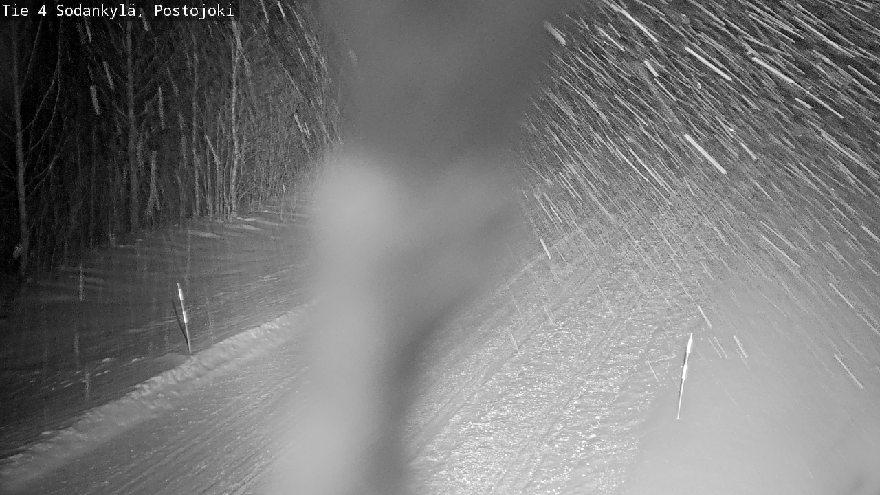 Weather Camera Image Road 4 Sodankylä, Postojoki, Sodankylä, Lappi
