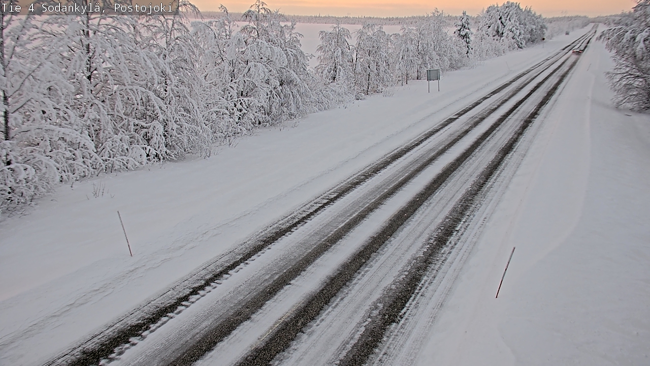 Weather Camera Image Road 4 Sodankylä, Postojoki, Sodankylä, Lappi